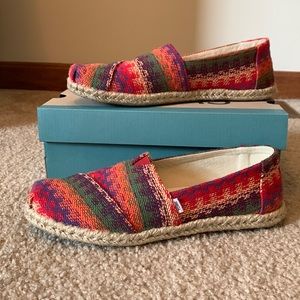 Toms Alpargata Rope Multi Global Woven 8.5